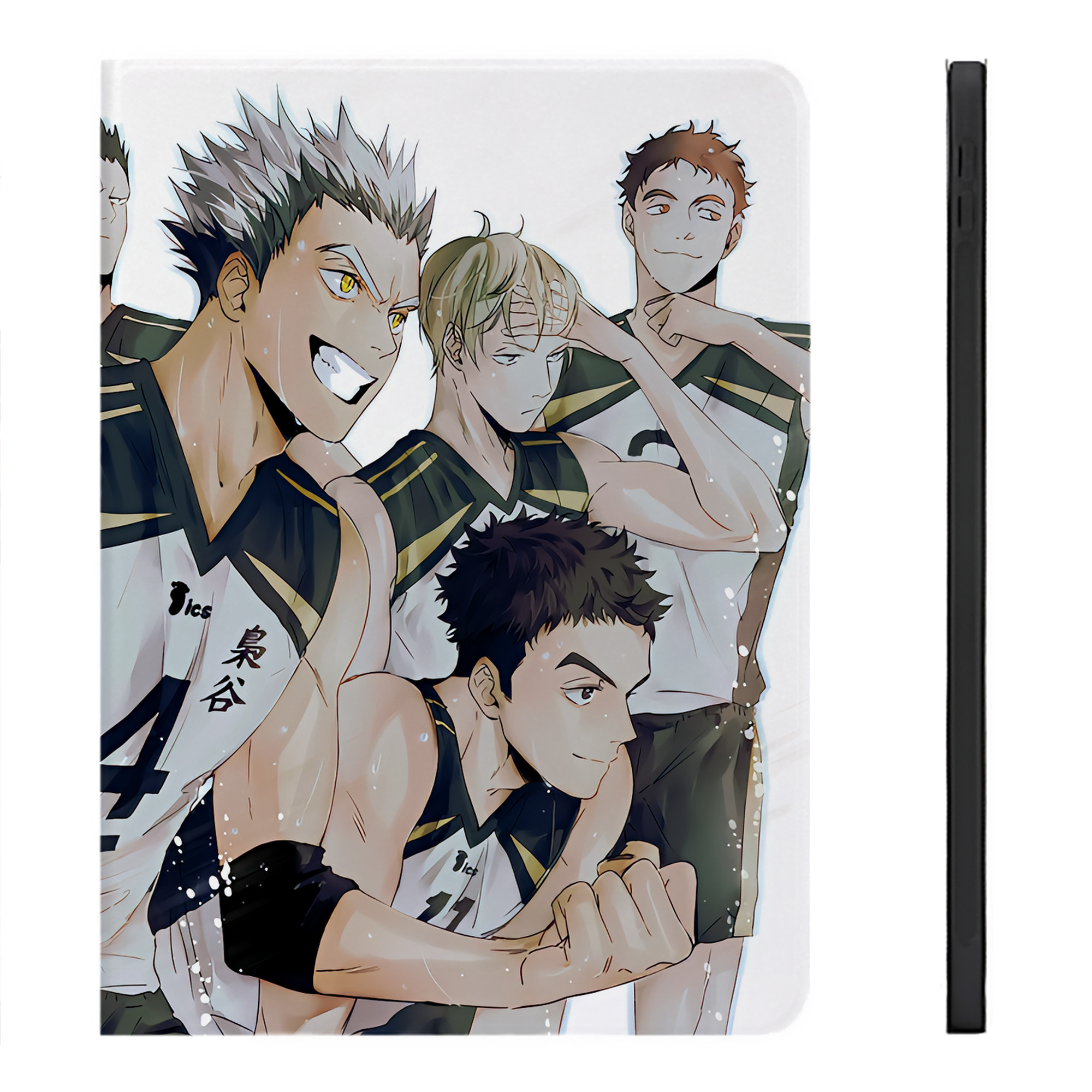 （画像用） ハイキュー!! Haikyu!! IPadケース ペンホルダー付き ブックスタイルデザイン